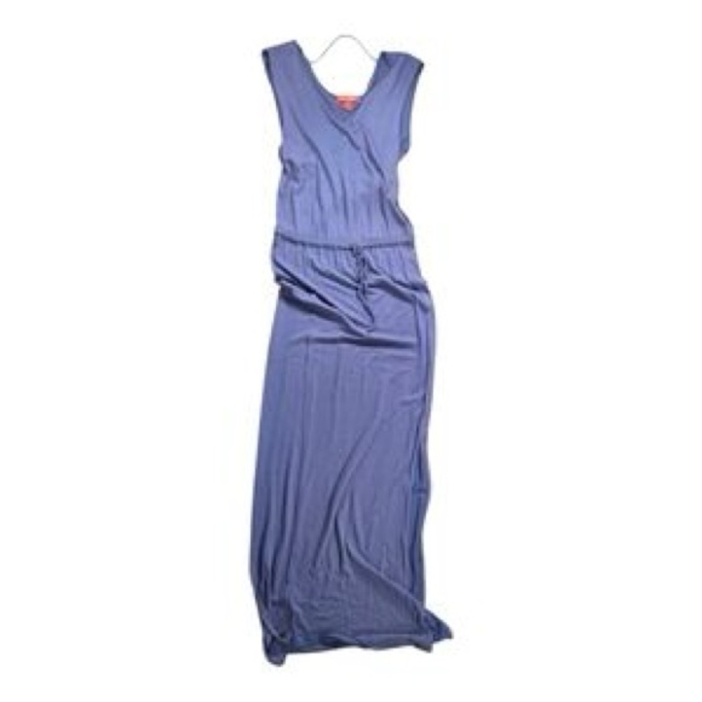 Stretch jersey sleeveless maxi dress